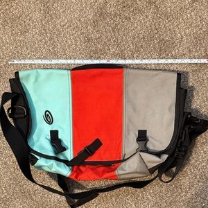 Timbuk2 Red and Teal Messenger Bag